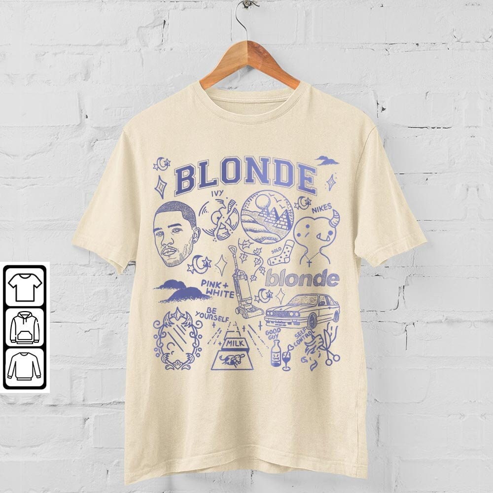 Frank Ocean Music Shirt, Frank Ocean Blonde Album Typo Sweashirt Hoodie, Frank Ocean Tour Concert DA1205DT - 4.jpg