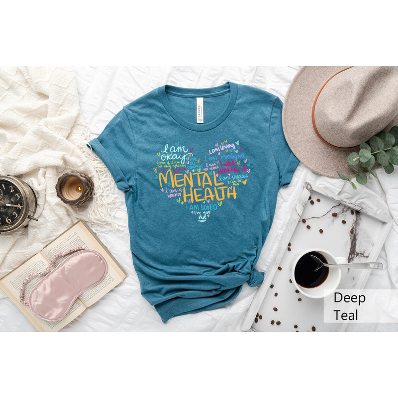 Mental Health Shirt, Be Kind To Your Mind Tee,Mental Health Matters,Positivity Shirt, Anxiety Shirt, Therapist Tee, Psychologist Shirt - 2.jpg