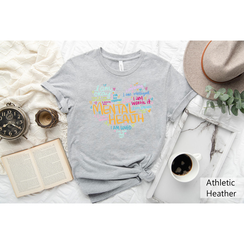 Mental Health Shirt, Be Kind To Your Mind Tee,Mental Health Matters,Positivity Shirt, Anxiety Shirt, Therapist Tee, Psychologist Shirt - 4.jpg