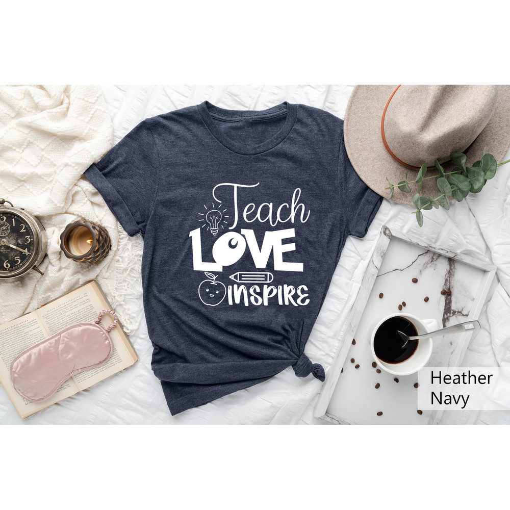 Teach Love Inspire Shirt, Teacher Appreciation Shirt, Back To School T-Shirt, Inspirational Teacher Tee,Teacher Team Shirt,Cute Teacher Gift - 2.jpg