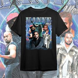 kanye west bootleg printable shirt design, ready to print png, 90s style rap tee