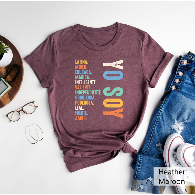 Yo Soy Shirt, Mexican Shirt, Latina T-Shirt, Mexican Mom Shirt,Educada Magica Mujer Tee,Hispanic Shirt,Yo Soy Latina Shirt,Camisa Latina Tee - 3.jpg