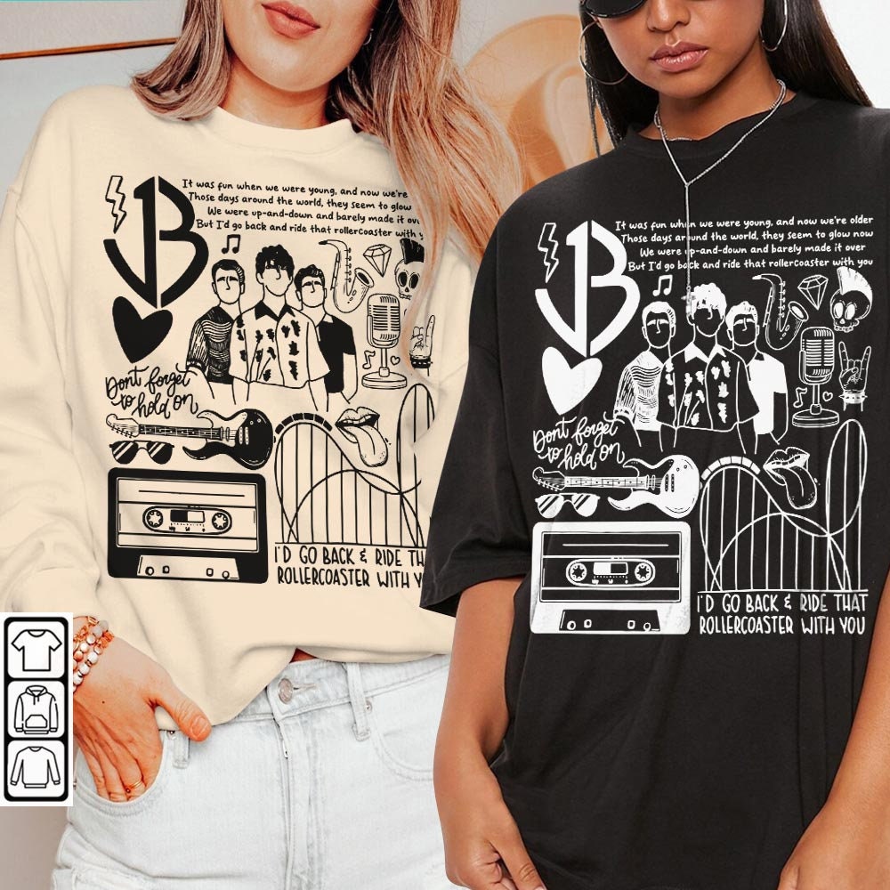 Jonas Brothers Doodle Art Shirt, Vintage Jonas Brothers Lyrics Merch Tee Sweatshirt Hoodie, Retro Jonas Brothers Tour DA1205DT - 1.jpg