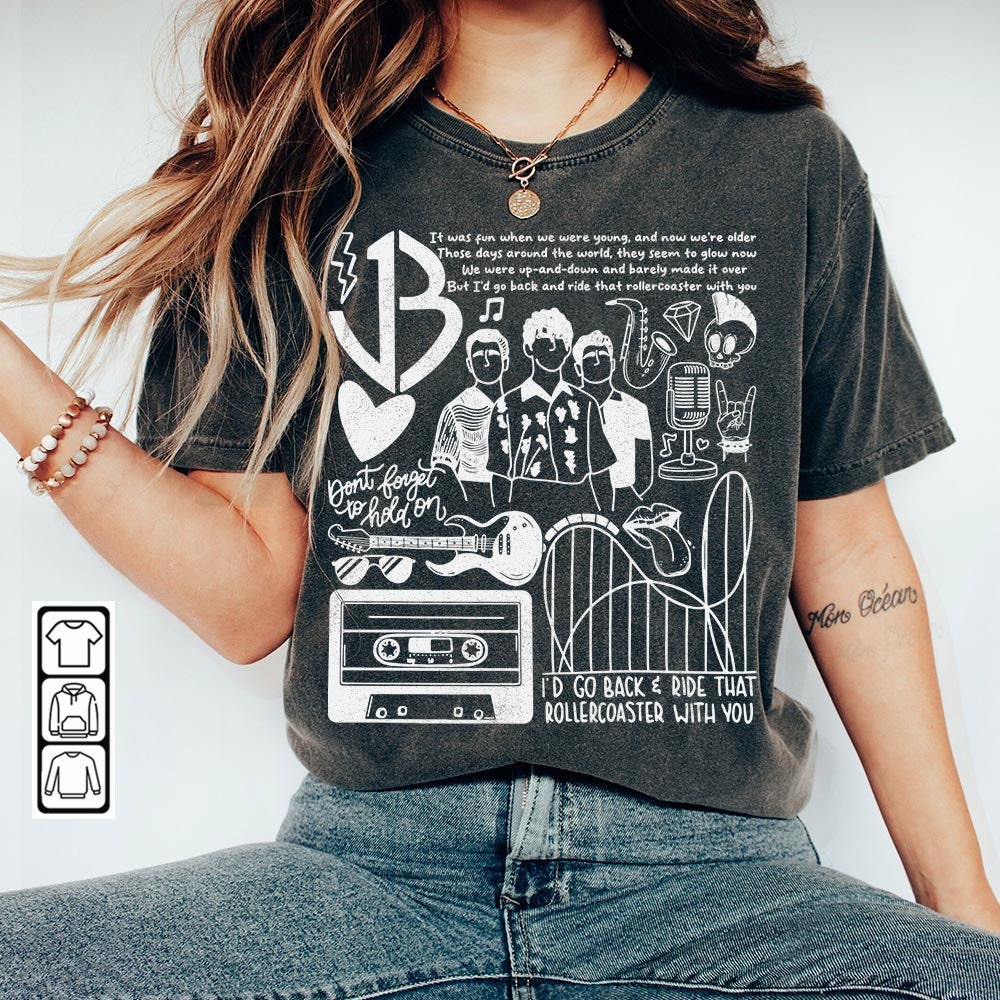 Jonas Brothers Doodle Art Shirt, Vintage Jonas Brothers Lyrics Merch Tee Sweatshirt Hoodie, Retro Jonas Brothers Tour DA1205DT - 2.jpg