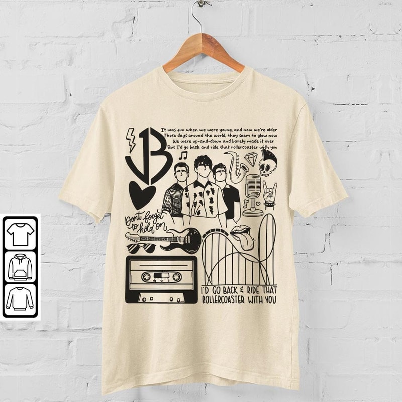 Jonas Brothers Doodle Art Shirt, Vintage Jonas Brothers Lyrics Merch Tee Sweatshirt Hoodie, Retro Jonas Brothers Tour DA1205DT - 4.jpg