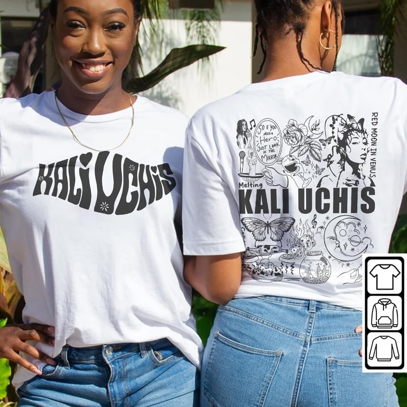 Kali Uchis Doodle Art Shirt, 2 Side Vintage Red Moon In Venus Merch Album Lyrics Sweatshirt Hoodie, Retro Kali Uchis Tour 2023 DA1505DT - 4.jpg