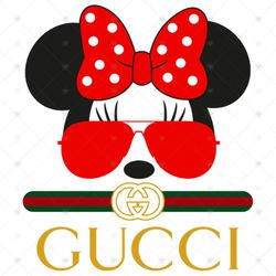 Gucci Minnie Mouse Head Svg