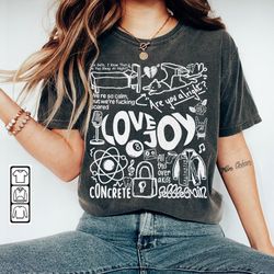 lovejoy doodle art shirt, vintage lovejoy merch lyric album sweatshirt hoodie, lovejoy tattoo tour da0805dt