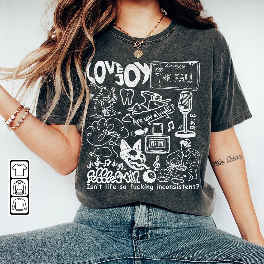 Lovejoy Doodle Art Shirt, Vintage Lovejoy Merch Lyrics Album Sweatshirt Hoodie, Retro Lovejoy Tattoo Tour DA0805DT - 1.jpg