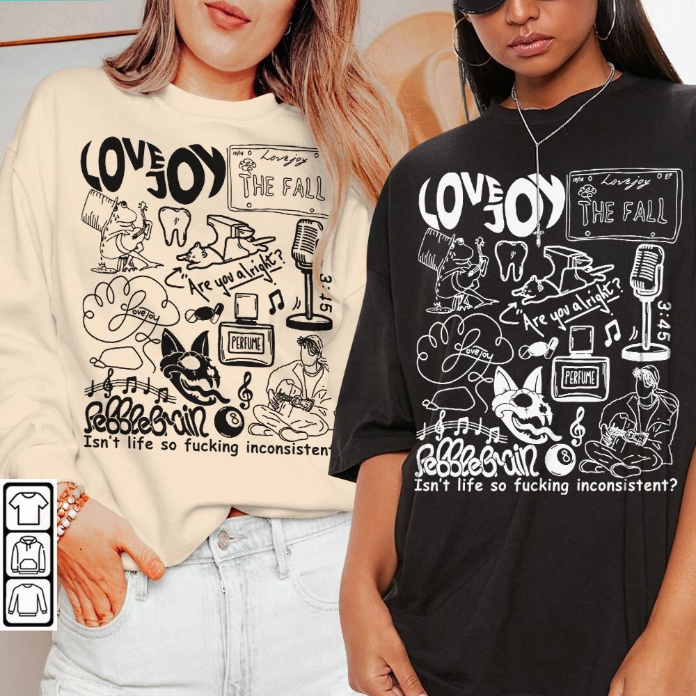 Lovejoy Doodle Art Shirt, Vintage Lovejoy Merch Lyrics Album Sweatshirt Hoodie, Retro Lovejoy Tattoo Tour DA0805DT - 2.jpg