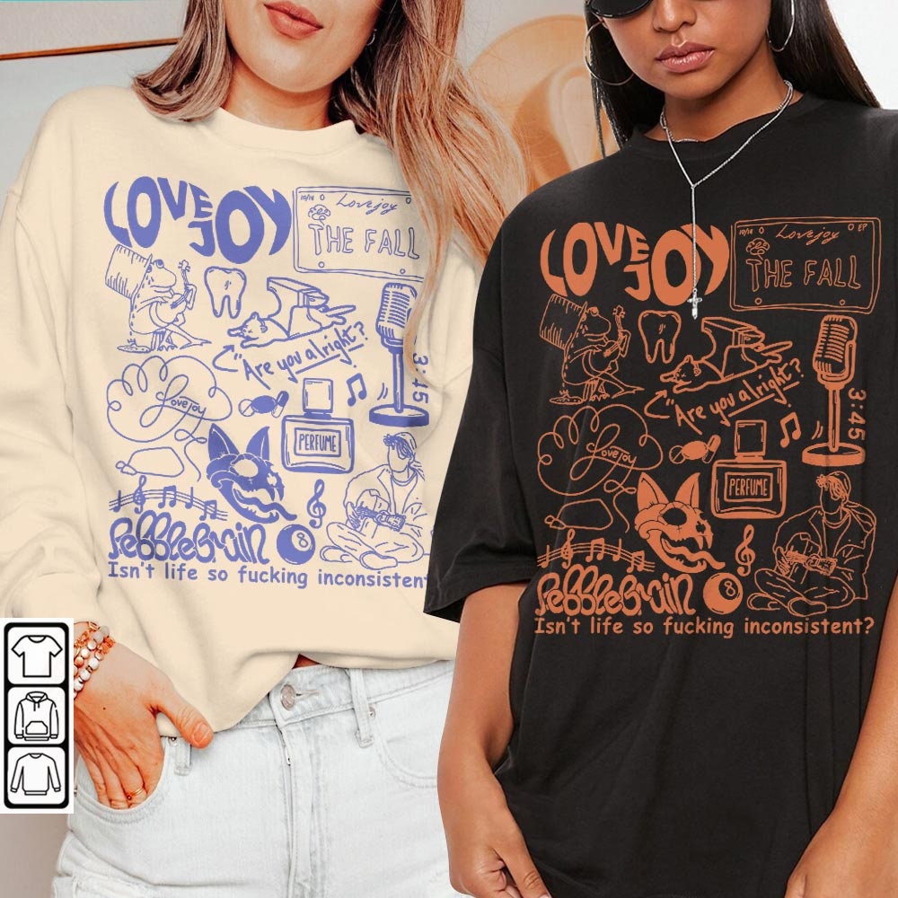 Lovejoy Doodle Art Shirt, Vintage Lovejoy Merch Lyrics Album Sweatshirt Hoodie, Retro Lovejoy Tattoo Tour DA1205DT - 1.jpg