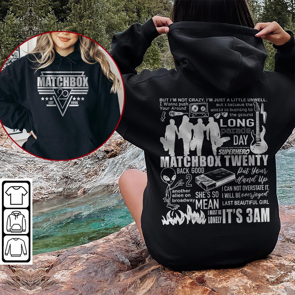 Matchbox Twenty Doodle Art Shirt, 2 Side Vintage Matchbox Twenty Merch Lyrics Album Sweatshirt Hoodie, Matchbox Twenty Tattoo Tour DA1505DT - 5.jpg