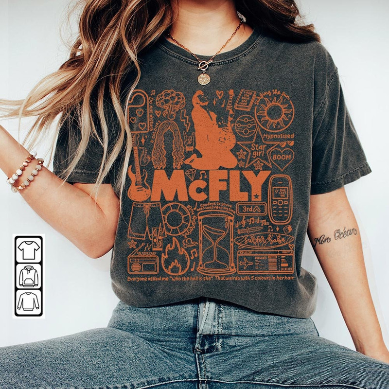 Mcfly Doodle Art Shirt, Vintage Mcfly Merch Tee Album Lyrics Art Tattoo Sweatshirt Hoodie, Retro Mcfly Tour Concert V1 DA1206DT - 2.jpg