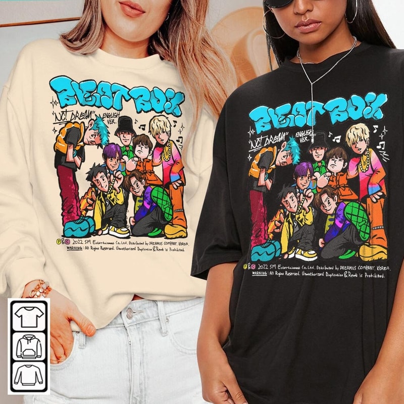 Nct Dream Doodle Art Shirt, Vintage Ntc Album Merch Design Tattoos Art Sweatshirt Hoodie, Ntc Dream Song Tour 2023 Art DOA2504DT - 1.jpg