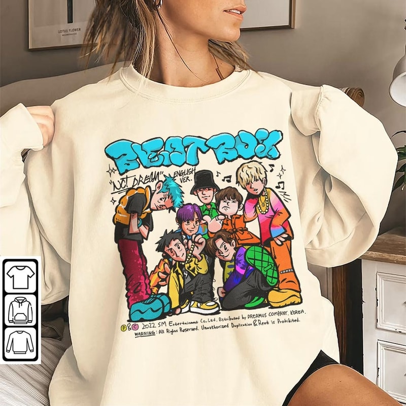 Nct Dream Doodle Art Shirt, Vintage Ntc Album Merch Design Tattoos Art Sweatshirt Hoodie, Ntc Dream Song Tour 2023 Art DOA2504DT - 2.jpg