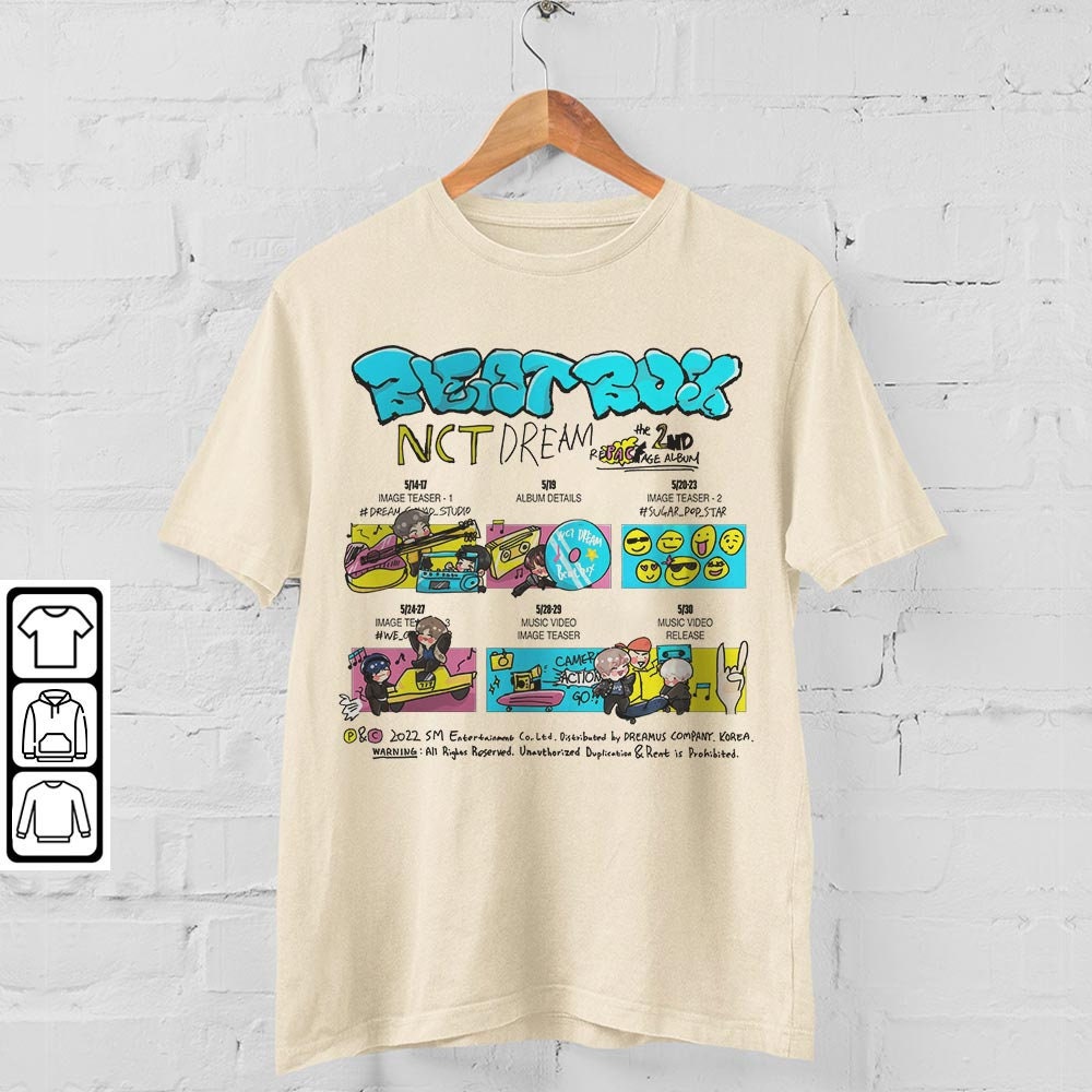 Nct Dream Doodle Art Shirt, Vintage Ntc Album Merch Design Tattoos Art Sweatshirt Hoodie, Ntc Dream Tour 2023 Art DOA2504DT - 4.jpg