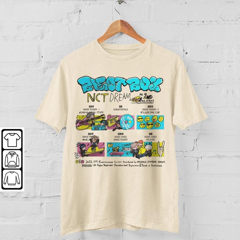 Nct Dream Doodle Art Shirt, Vintage Ntc Album Merch Design Tattoos Art Sweatshirt Hoodie, Ntc Dream Tour 2023 Art DOA2504DT - 4.jpg