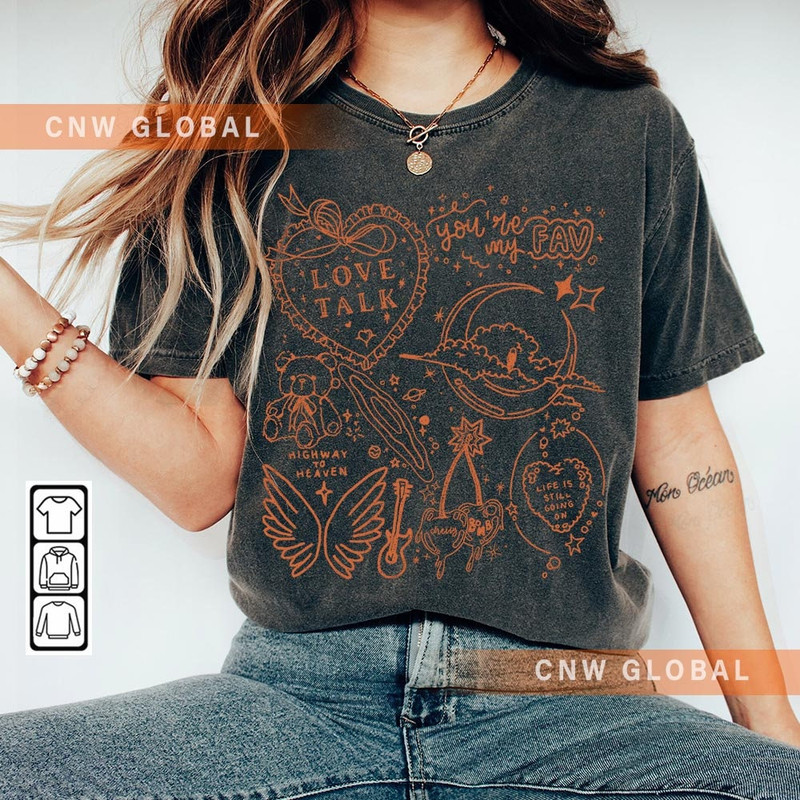 NCT Dream Kpop Doodle Art Shirt, Vintage NCT Dream Merch Tees Graphic Art Album Lyric Sweatshirt, Retro NCT Dream Concert Tour 2023 DA0807DT - 2.jpg