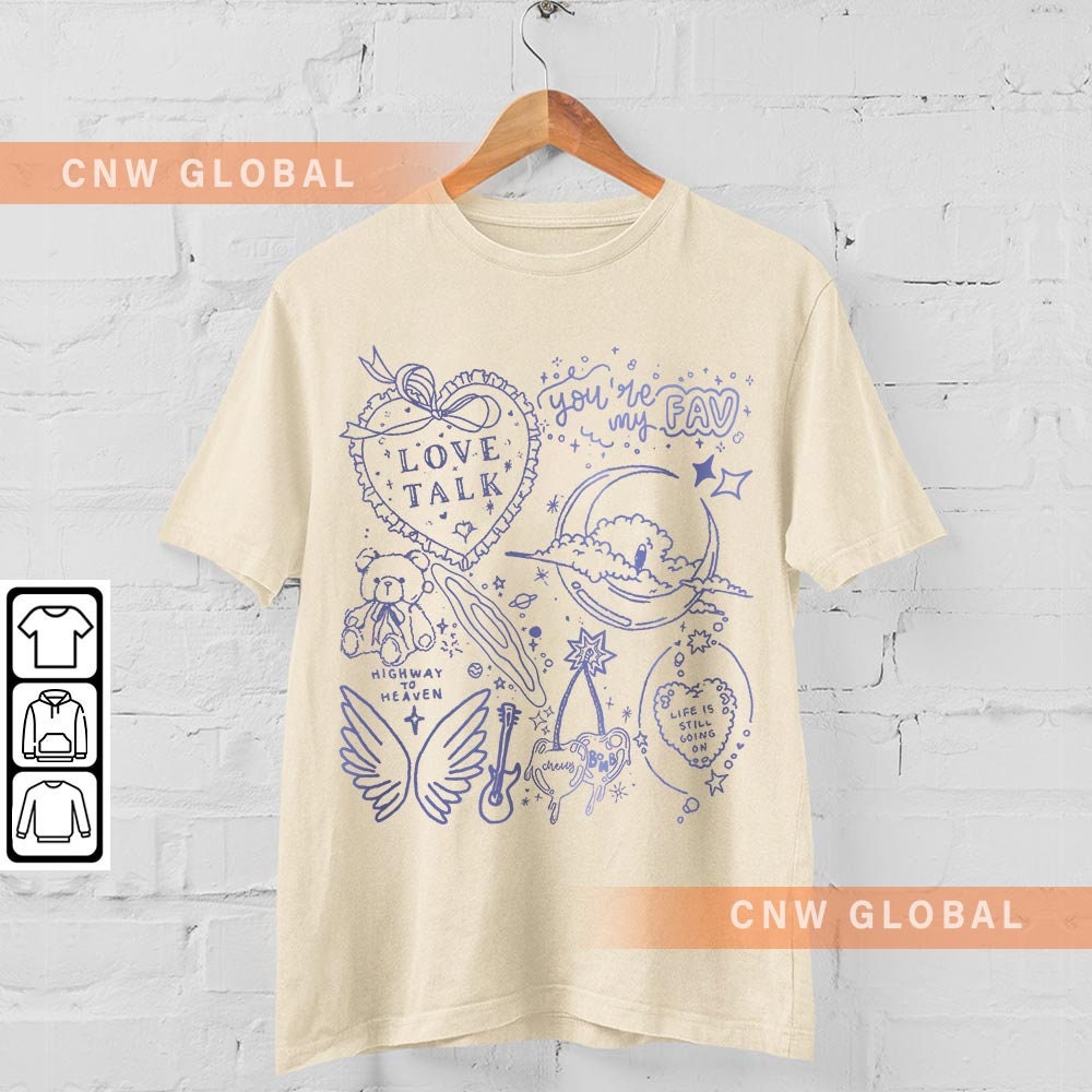 NCT Dream Kpop Doodle Art Shirt, Vintage NCT Dream Merch Tees Graphic Art Album Lyric Sweatshirt, Retro NCT Dream Concert Tour 2023 DA0807DT - 4.jpg