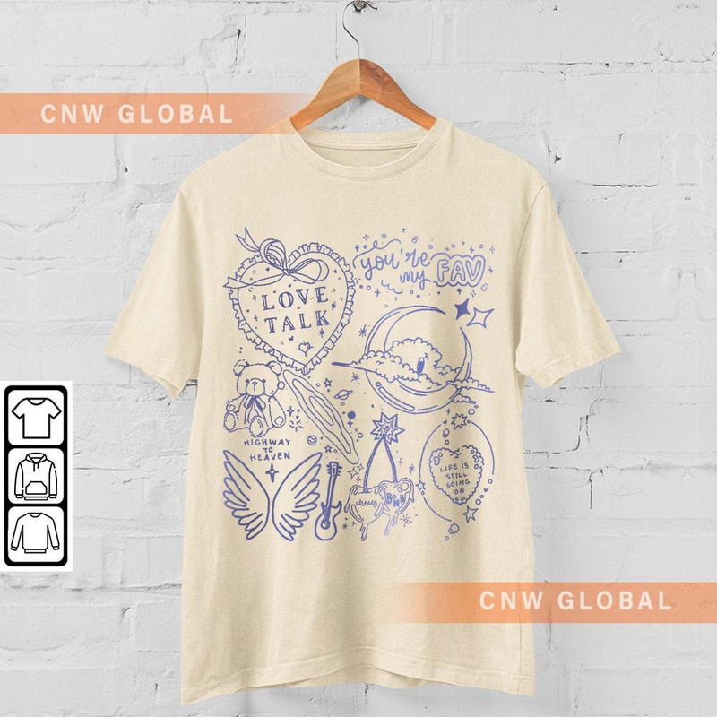 NCT Dream Kpop Doodle Art Shirt, Vintage NCT Dream Merch Tees Graphic Art Album Lyric Sweatshirt, Retro NCT Dream Concert Tour 2023 DA0807DT - 4.jpg