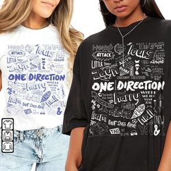 one direction shirt, one direction album, one direction band, one direction vintage feb trending unisex gifts t-shirt
