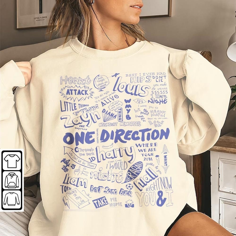 One Direction Shirt, One Direction Album, One Direction Band, One Direction Vintage Feb Trending Unisex Gifts T-Shirt - 2.jpg