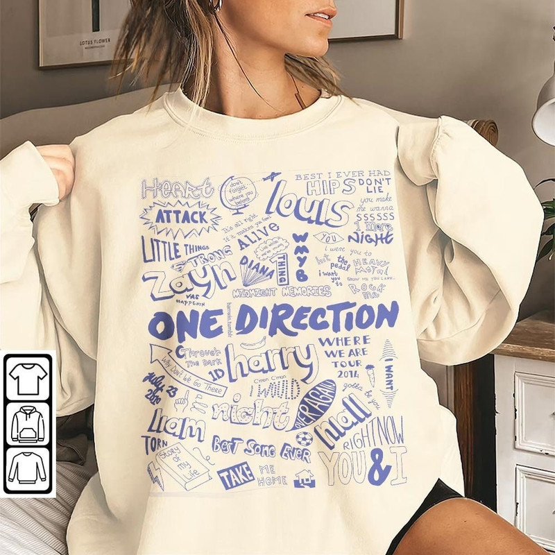 One Direction Shirt, One Direction Album, One Direction Band, One Direction Vintage Feb Trending Unisex Gifts T-Shirt - 2.jpg