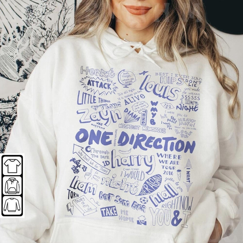 One Direction Shirt, One Direction Album, One Direction Band, One Direction Vintage Feb Trending Unisex Gifts T-Shirt - 3.jpg