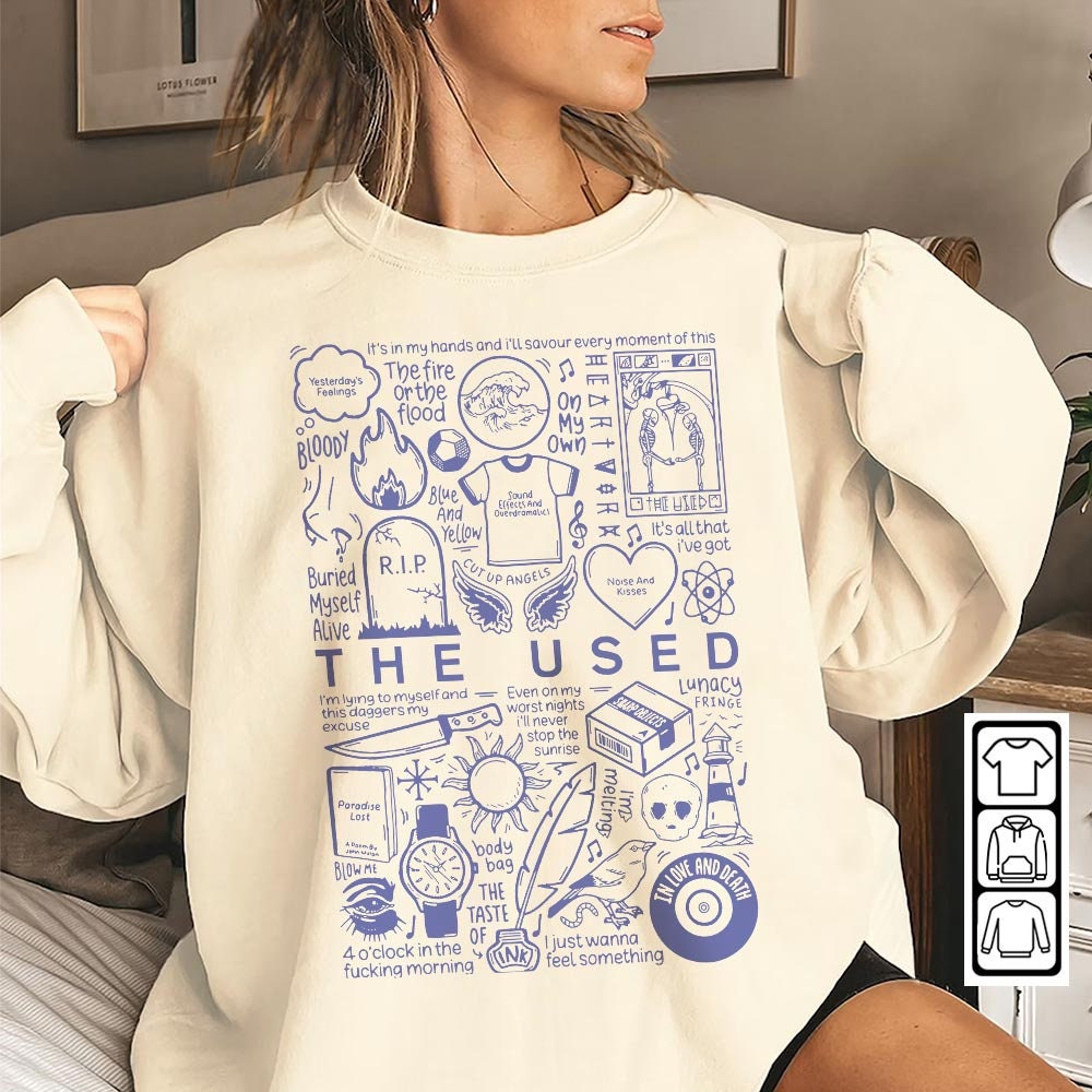 The Used Shirt, The Used Album, The Used Band Shirt, The Used Music Tour Nov Trending Sweatshirt - 1.jpg