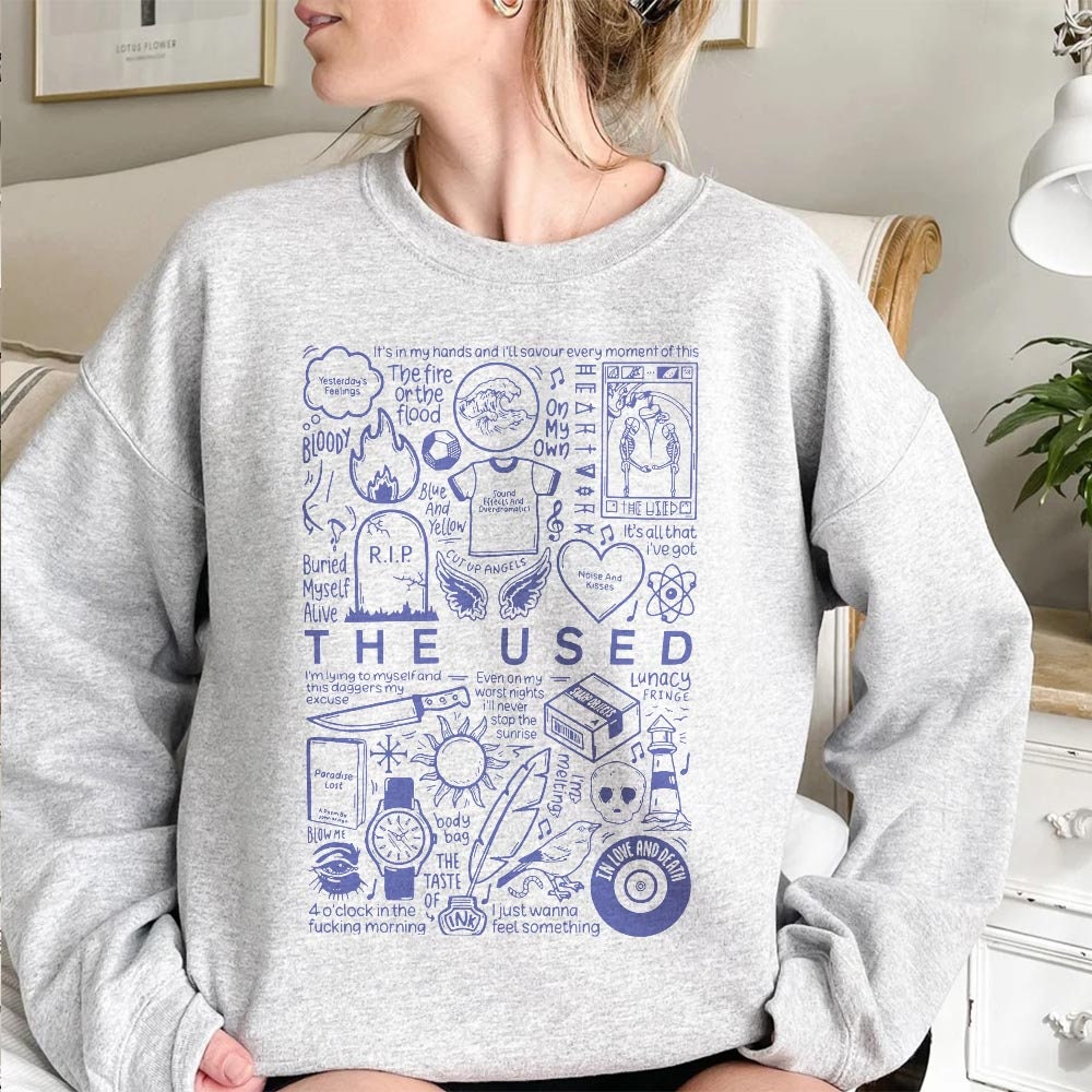 The Used Shirt, The Used Album, The Used Band Shirt, The Used Music Tour Nov Trending Sweatshirt - 2.jpg