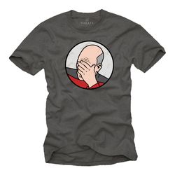 makaya cool mens t-shirt - picard epic fail star - funny meme tee gray s-xxxxxl
