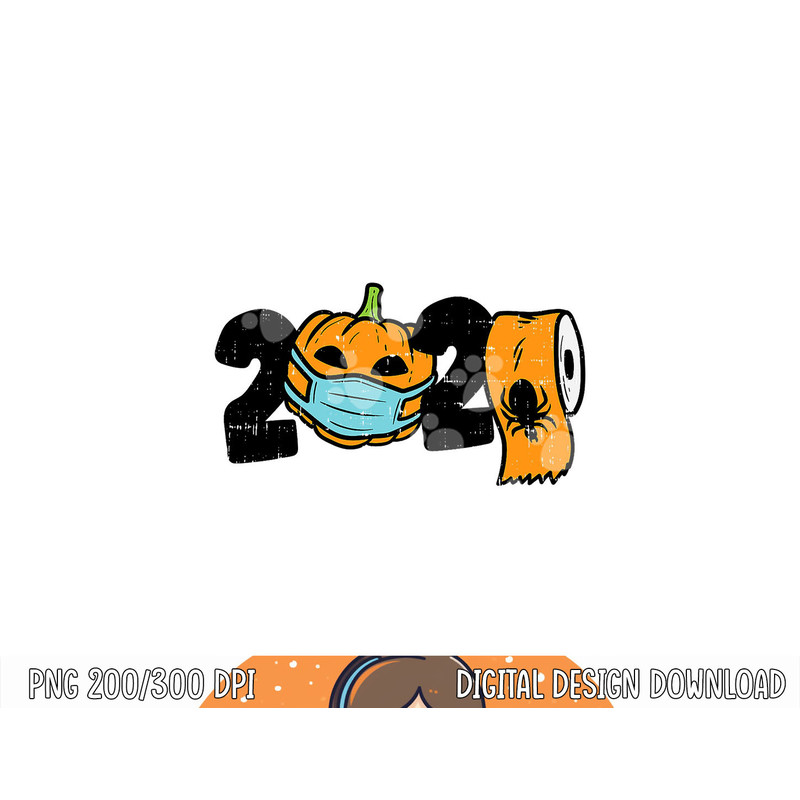 2020 Pumpkin In Mask Toilet Paper Halloween Quarantine png, sublimation copy.jpg