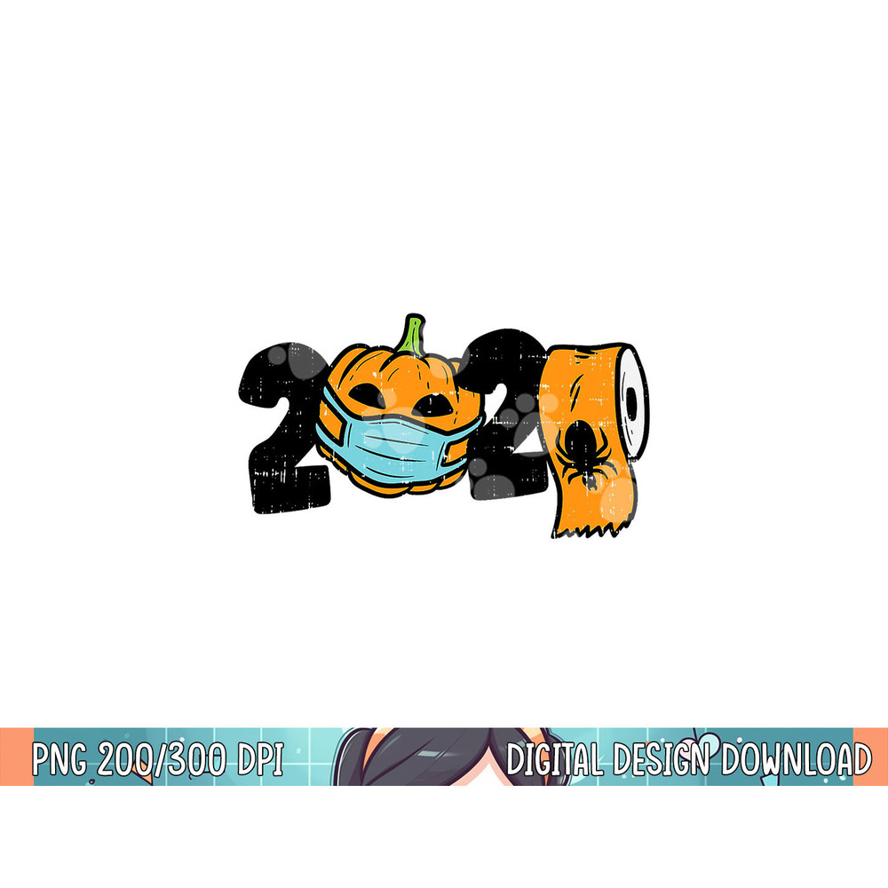 2020 Pumpkin In Mask Toilet Paper Halloween Quarantine png, sublimation copy.jpg