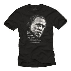 print t-shirt book quote - you have to die - art mens shirt cool gift for him s-xxxxxl