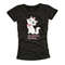 Womens Top Funny Print Oh Bicht Please Cat T-Shirt black  SML - 1.jpg