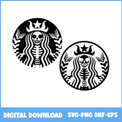 halloween starbucks skeleton witch svg,  starbucks skeleton svg, skeleton svg, halloween svg, png eps dxf digital file