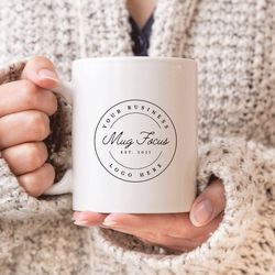 business logo mug, custom business company name mug, new business gifts, custom brand mug, custom team mug, custom logo