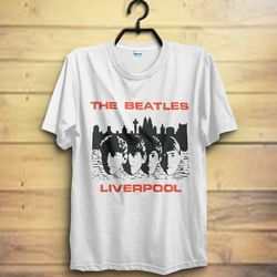 beatles new liverpool story mens tshirt size usa unisex heavy cotton
