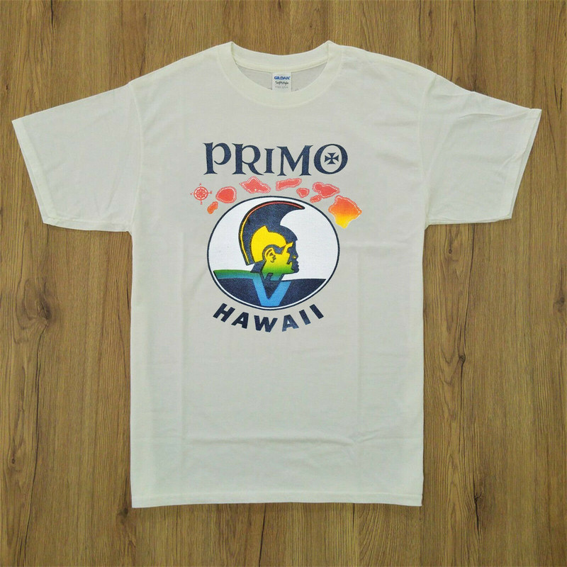 vintage 70s Primo Hawaii Rainbow Beer Islands Tourist Men's Tshirt Size USA Unisex Heavy Cotton - 1.jpg