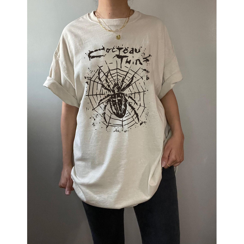 Cocteau Twins Spider web shirt, Cocteau Twins retro shirt - 1.jpg