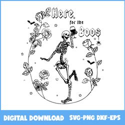 here for the boos svg, skeleton svg, flower svg, happy halloween svg, halloween svg, png eps dxf digital file