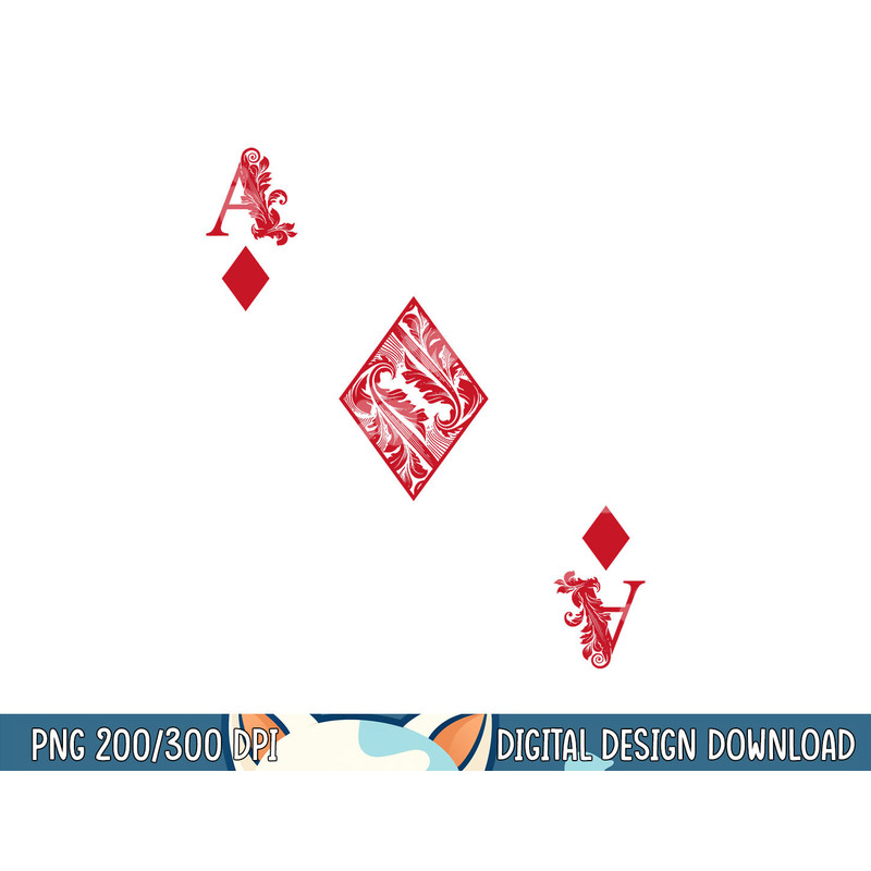 Ace Of Diamonds Costume Shirt - Funny Halloween Gift Tshirt png, sublimation copy.jpg