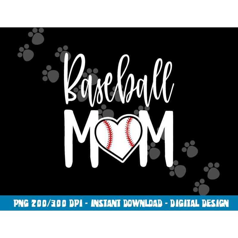 Baseball Mom Heart Gift for Sports Moms png, sublimation copy.jpg