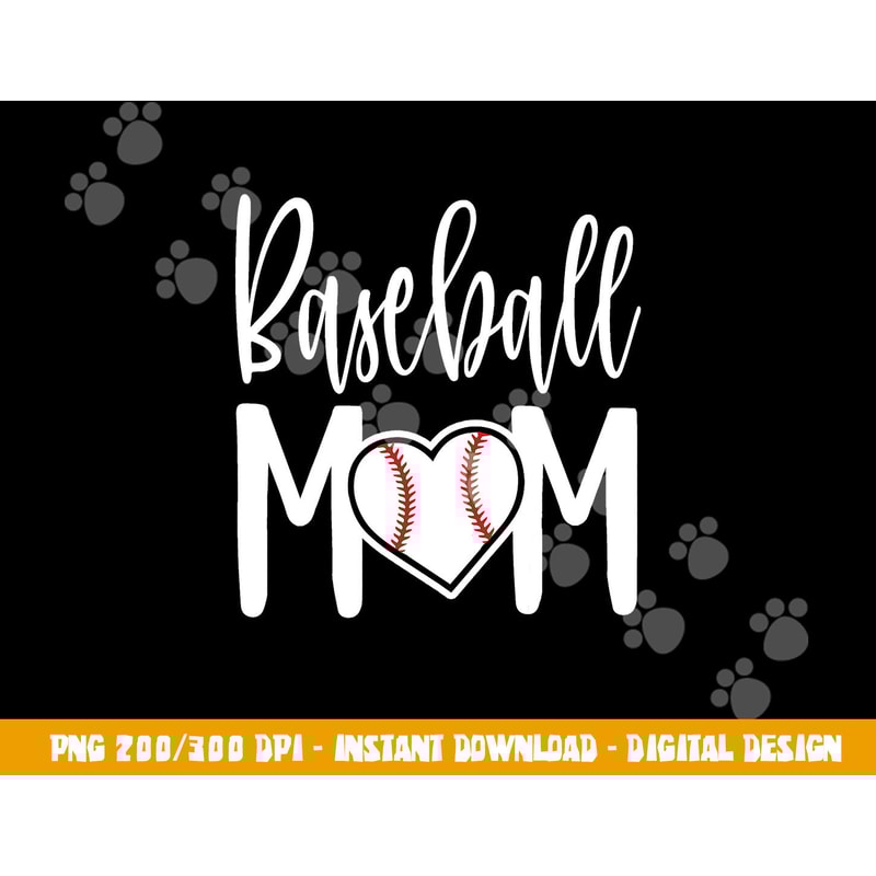 Baseball Mom Heart Gift for Sports Moms png, sublimation copy.jpg