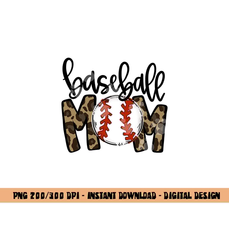 Baseball Mom Leopard Game Day Vibes T-ball Mom Mother s Day png, sublimation copy.jpg
