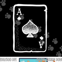 ace of spades poker playing card halloween costume png, sublimation copy