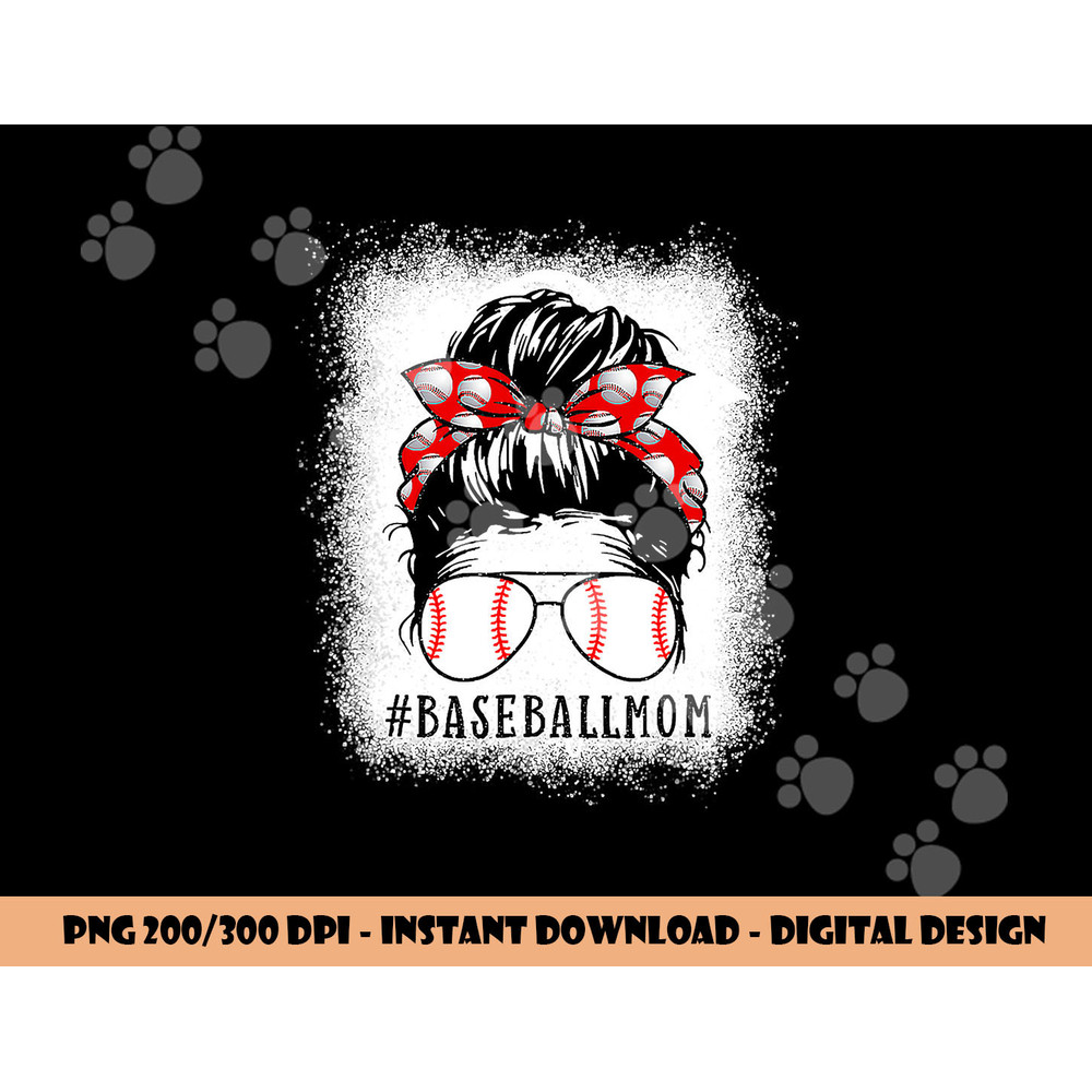 Baseball Mom Messy Bun Proud Mama Baseball Scarf Sunshades png, sublimation copy.jpg