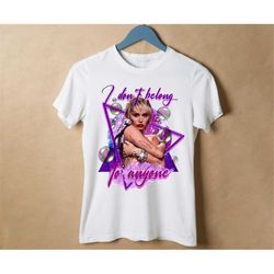 i dont belong to anyone miley shirt, miley vintage bootleg 90s black t-shirt, rnb singer rapper shirt, gift for fan, vin
