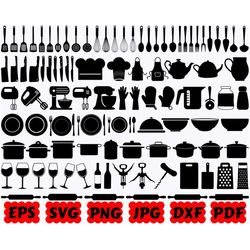 kitchen utensils svg | kitchen tools svg | cooking utensils svg | kitchen svg | kitchen monogram svg | baking svg | cook