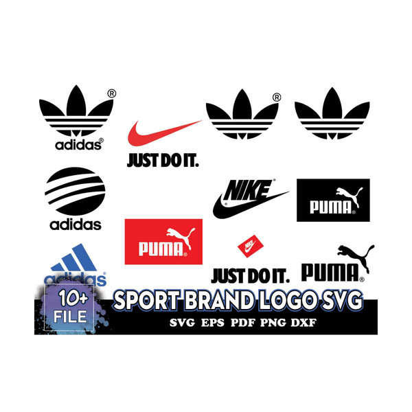 Sport Brand Logo Svg Adidas Svg Nike Svg Puma Svg Logo B